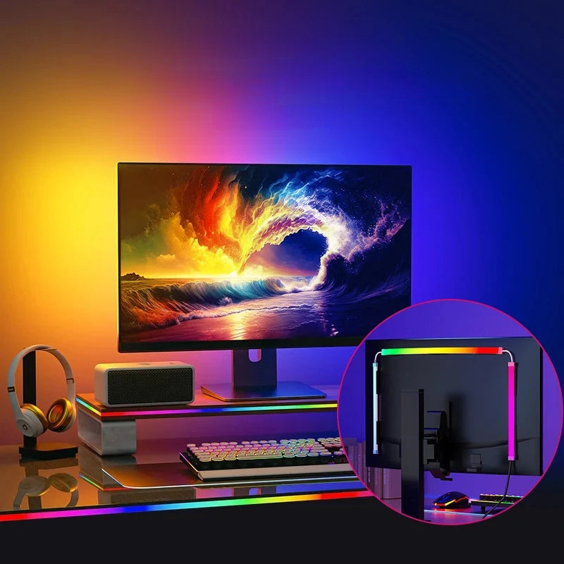 Inteligentne Podświetlenie RGB do Komputera – Synchronizacja Ekranu, Sterowanie APP, Tryby Kolorów